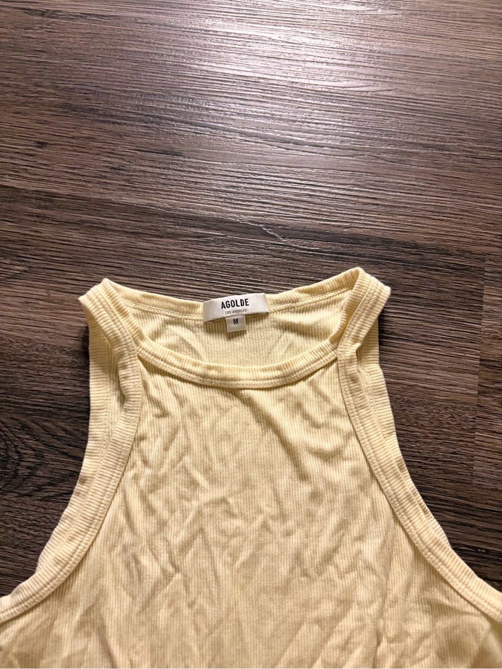 Agolde Rianne Ribbed Tank Bodysuit - Picture 4 of 5